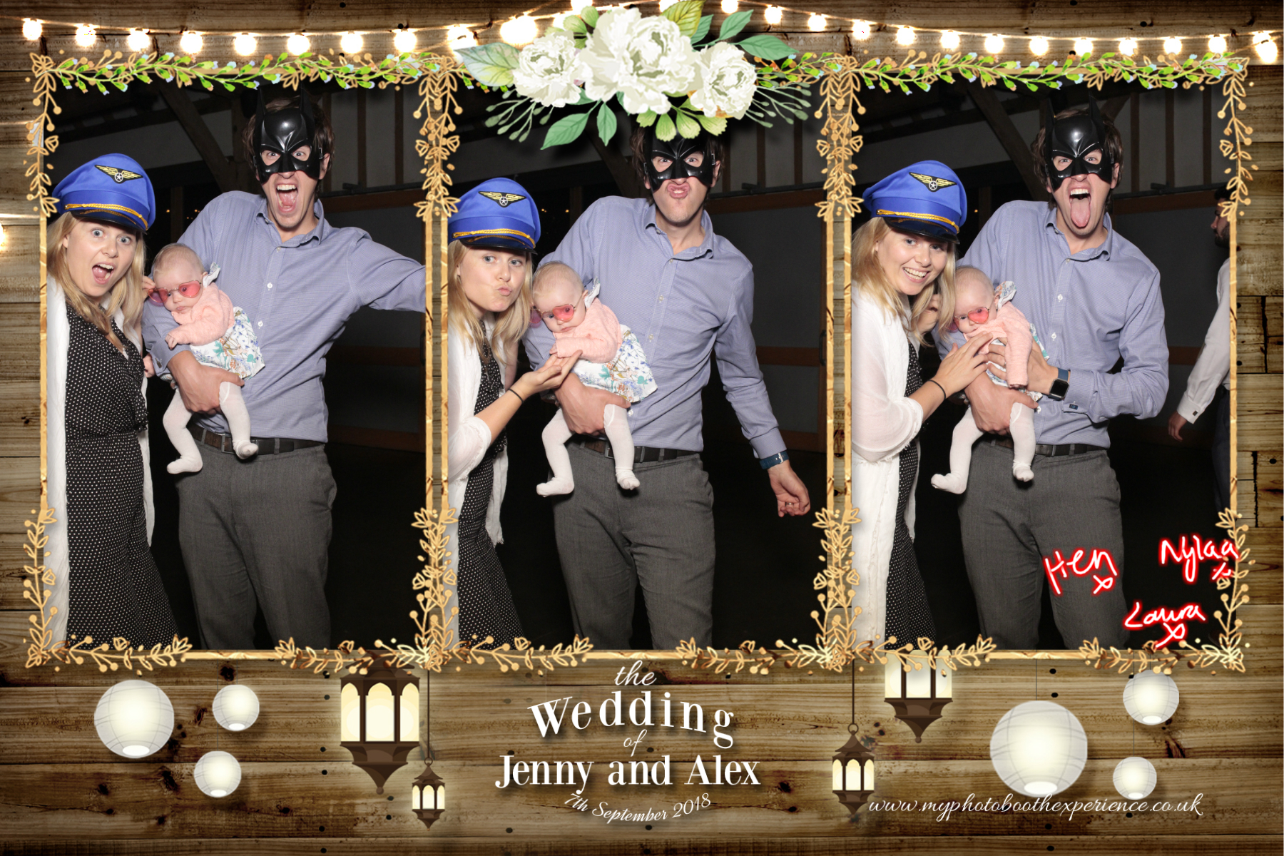 Jenny & Alex's Wedding | View more photos from the event at gallery.myphotoboothexperience.co.uk/u/MyPhotoBoothExperienceLtd/Jenny-Alexs-Wedding